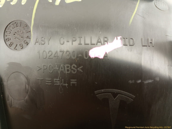 Tesla Model S Pair Of Middle C Pillar Trim