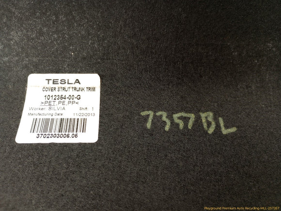 Tesla Model S Pair Of Trunk Strut Trim Cover