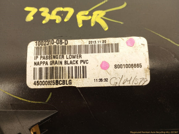 Tesla Model S Passenger Right Front Lower Dash Knee Trim