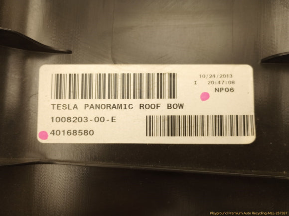 Tesla Model S Panoramic Roof Bow Trim