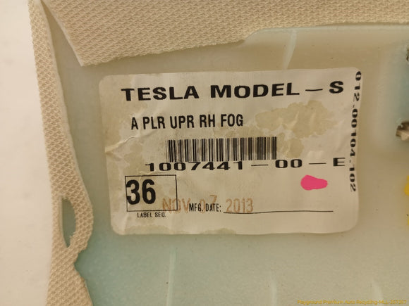 Tesla Model S Pair Of Upper A Pillar Trim