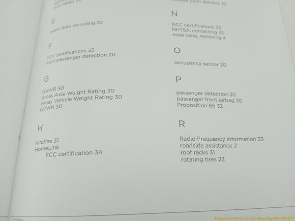 Tesla Model S Quick Guide Manual