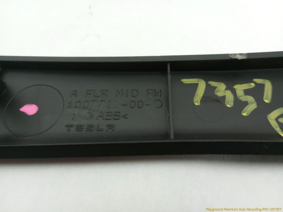 Tesla Model S Pair Of Middle A Pillar Trim