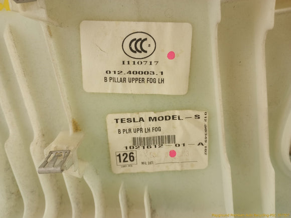 Tesla Model S Pair Of Upper B Pillar Trim