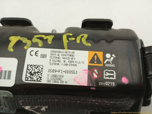 Tesla Model S Passenger Right Dashboard Knee Airbag