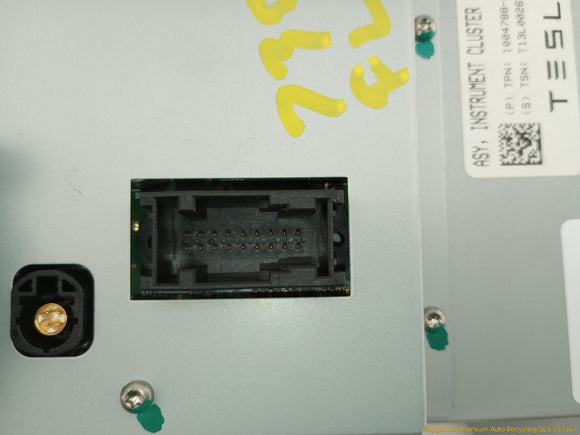 Tesla Model S **AS IS** Instrument Cluster Speedometer