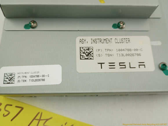 Tesla Model S **AS IS** Instrument Cluster Speedometer