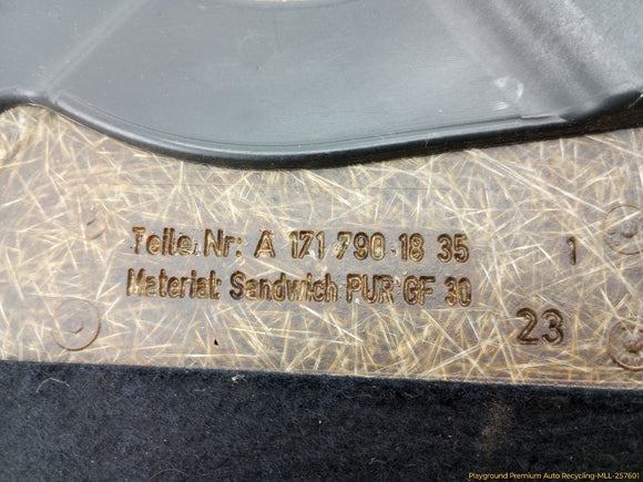 Mercedes SLK280 Rear Convertible Top Cover Trim