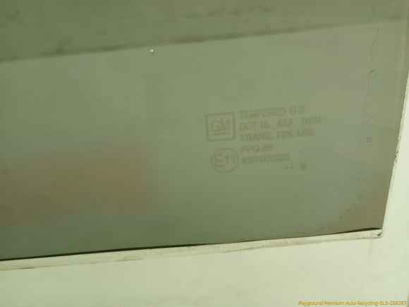 Hummer H3 Driver Left Front Door Window Glass