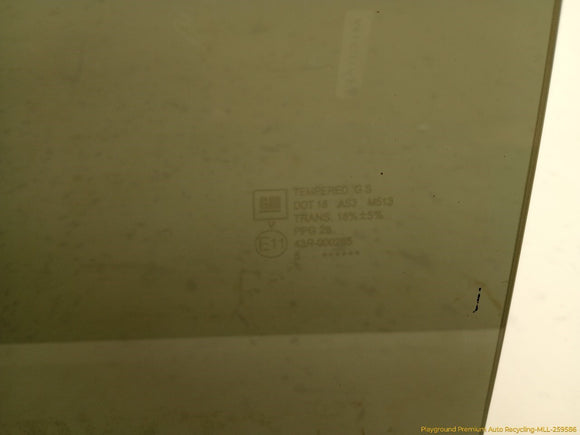 Hummer H3 Passenger Right Rear Door Window Glass