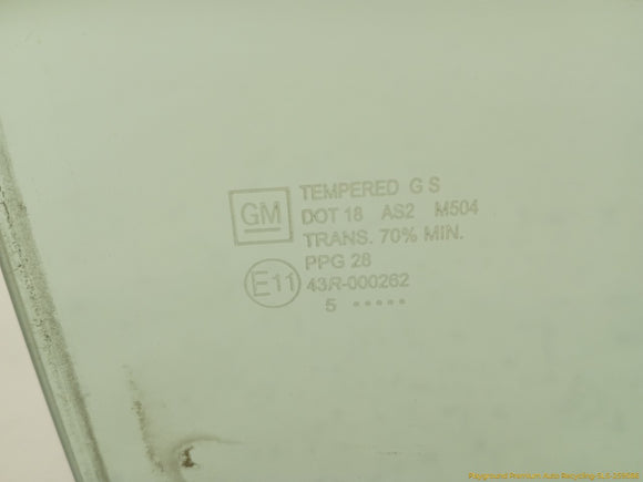 Hummer H3 Passenger Right Front Door Window Glass