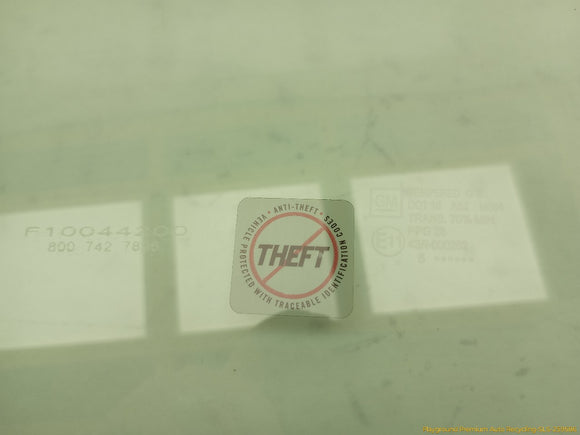 Hummer H3 Driver Left Front Door Window Glass