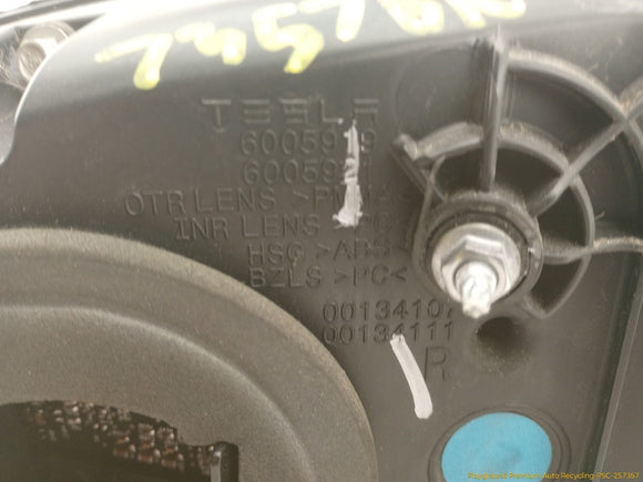 Tesla Model S Passenger Right Outer Tail Lamp