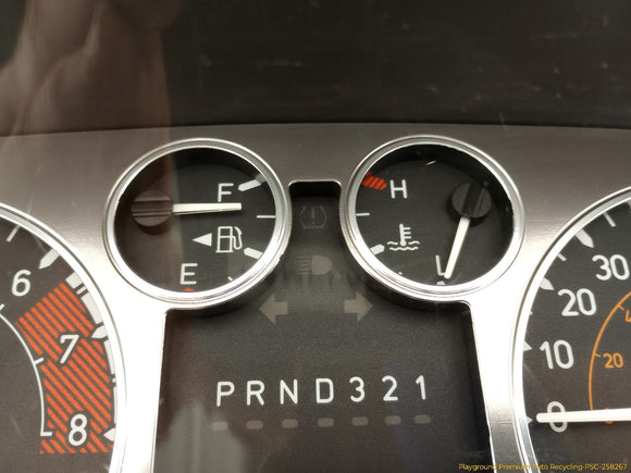 Hummer H3 Instrument Cluster Speedometer