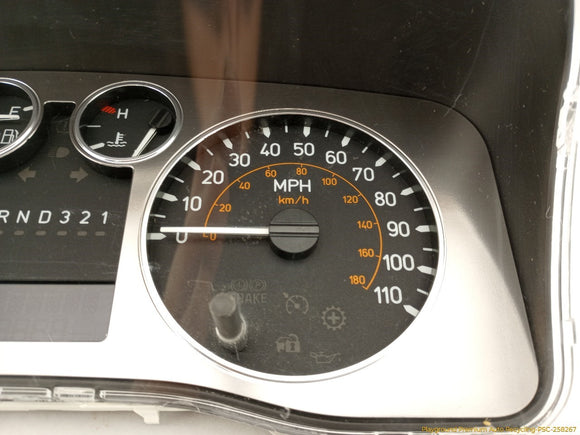 Hummer H3 Instrument Cluster Speedometer