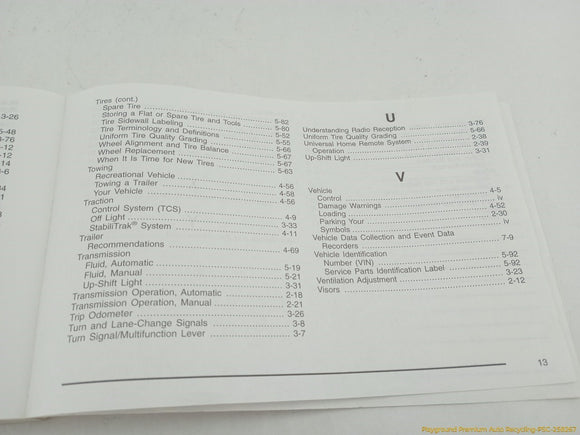 Hummer H3 Owner's Manual