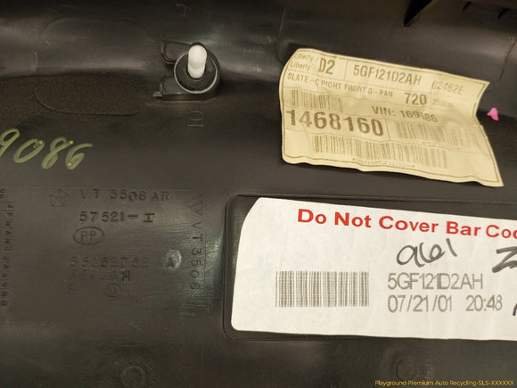 Jeep Liberty Passenger Right Front Door Trim