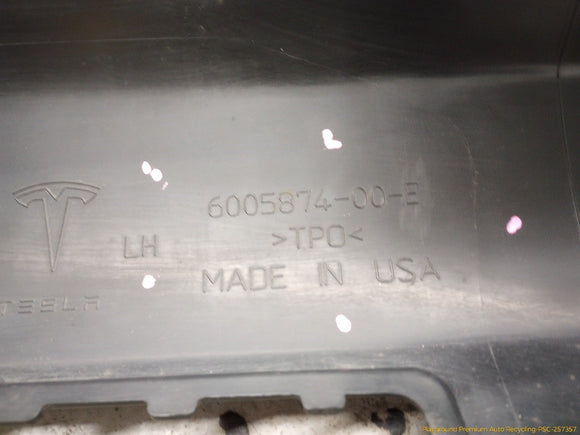 Tesla Model S Pair Of Rocker Panel Side Skirts