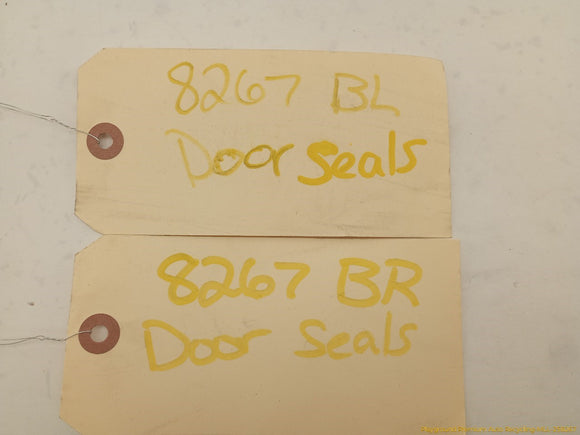 Hummer H3 Set Of Rear Door Seal Strips