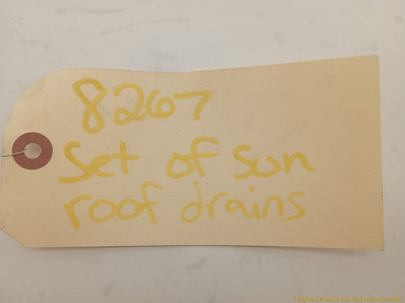 Hummer H3 Set Of Sun Roof Drains