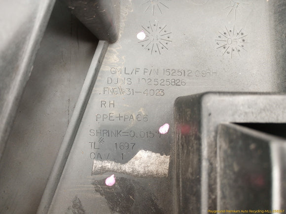 Hummer H3 Passenger Right Fender Cowl Cap