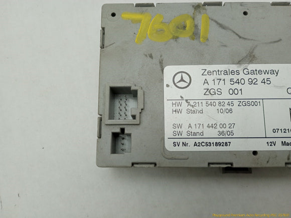 Mercedes SLK280 Central Gateway Control Module
