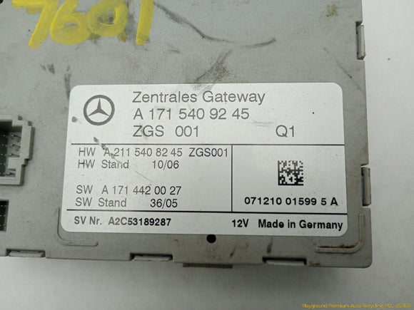 Mercedes SLK280 Central Gateway Control Module