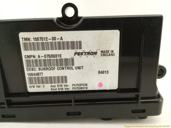 Tesla Model S Sunroof Control Module