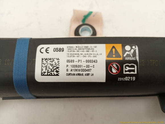 Tesla Model S Driver Left Side Curtain Airbag