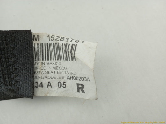 Hummer H3 Pair Of Rear Seat Belt Retractors