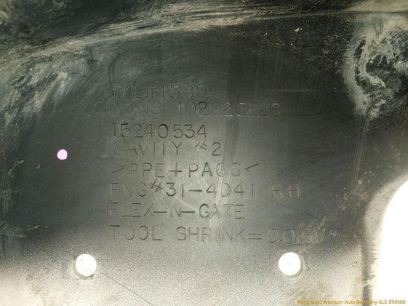 Hummer H3 Passenger Right Rear Quarter Fender Flare