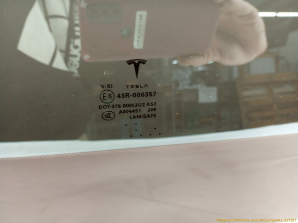 Tesla Model S Upper Sunroof Glass