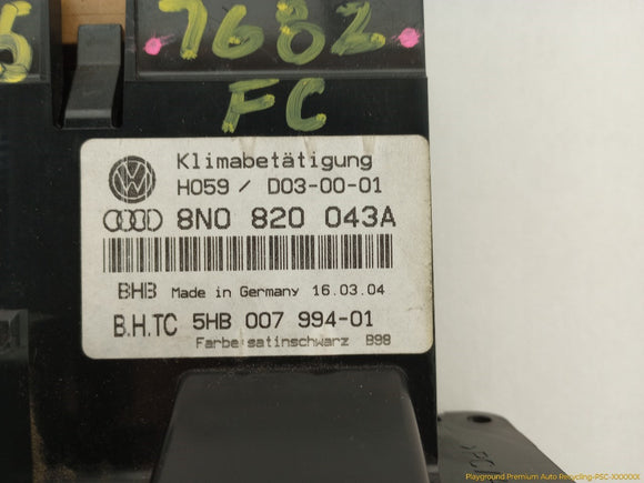 Audi TT **AS IS** Climate Control Switch