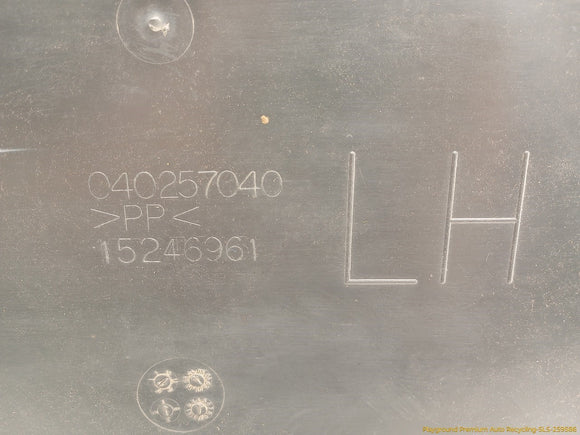 Hummer H3 Driver Left Rear Inner Fender Liner