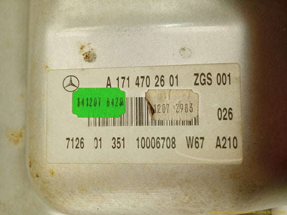 Mercedes SLK280 Fuel Gas Tank