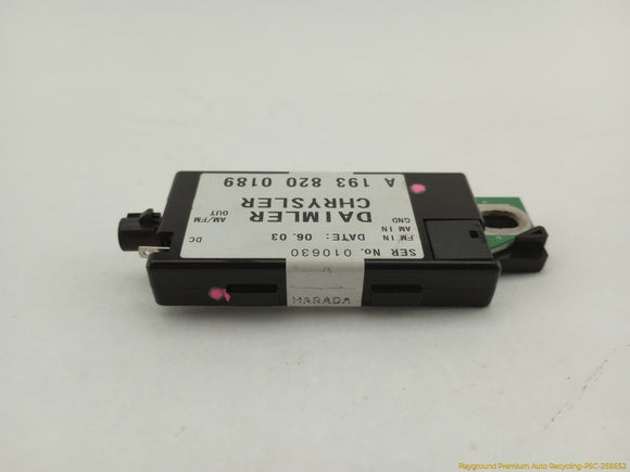 Chrysler Crossfire Antenna Amplifier