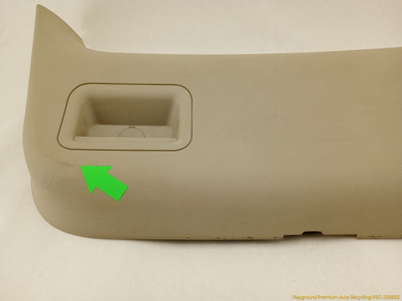 Chrysler Crossfire Rear Trunk Hatch Cover Trim