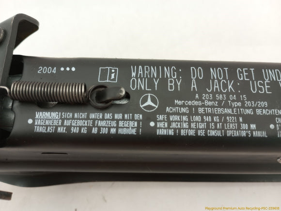 Chrysler Crossfire Vehicle Jack & Lug Wrench