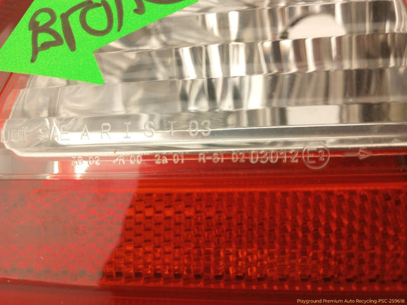 Chrysler Crossfire Passenger Right Tail Lamp