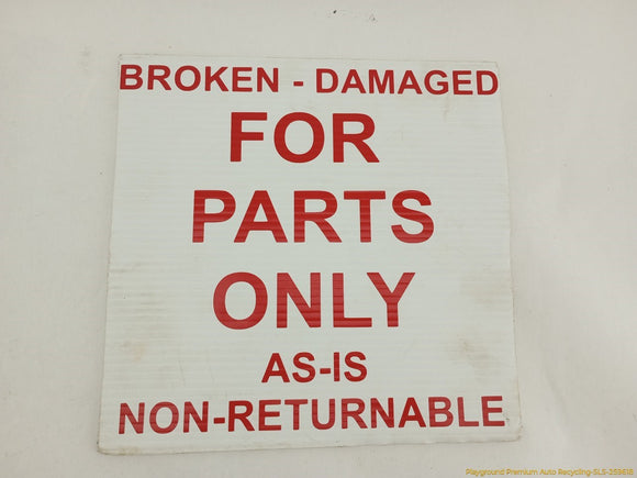 Chrysler Crossfire **AS IS** Central Door Lock Vacuum Pump