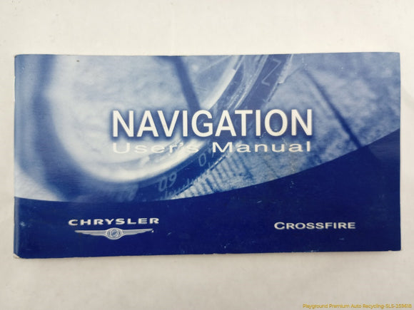 Chrysler Crossfire Owner's Manual