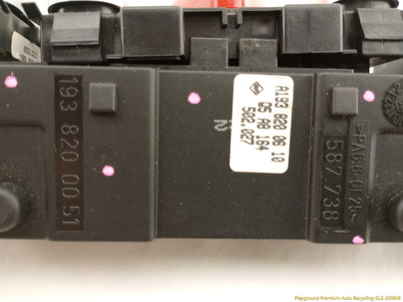 Chrysler Crossfire Center Dash Control Switches