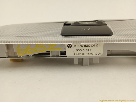 Chrysler Crossfire Dome Light And Garage Door Opener