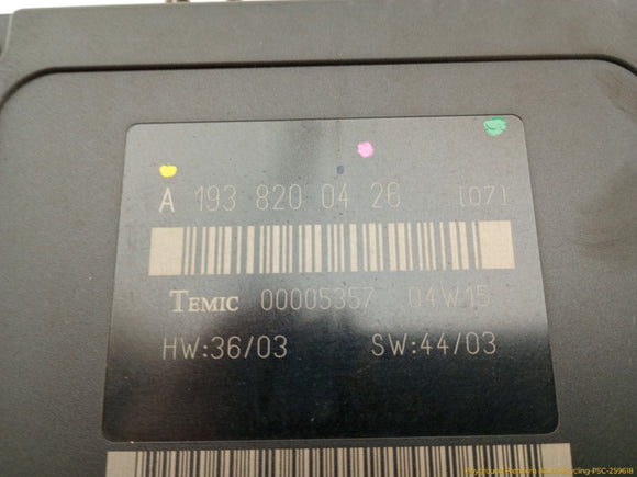 Chrysler Crossfire Body Control Module