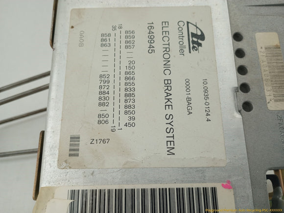 Buick Reatta ABS Control Module