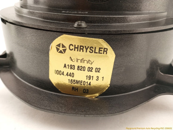 Chrysler Crossfire Set Of 4 Front Audio Speakers