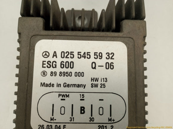 Chrysler Crossfire Cooling Fan Control Module