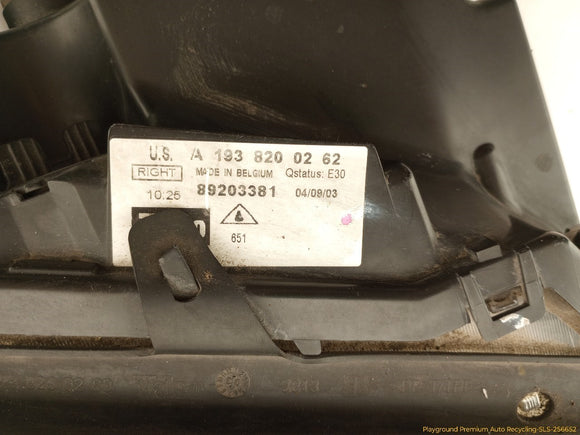 Chrysler Crossfire Passenger Right Head Lamp