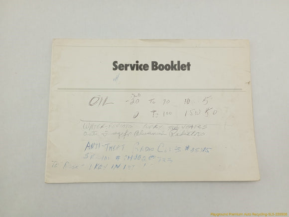 BMW 735i Owner's Manual