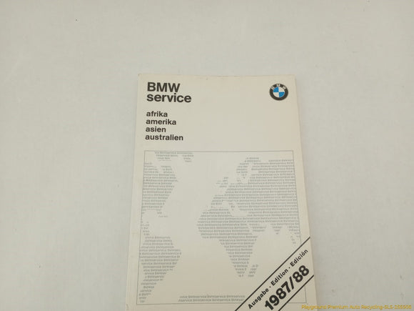 BMW 735i Owner's Manual